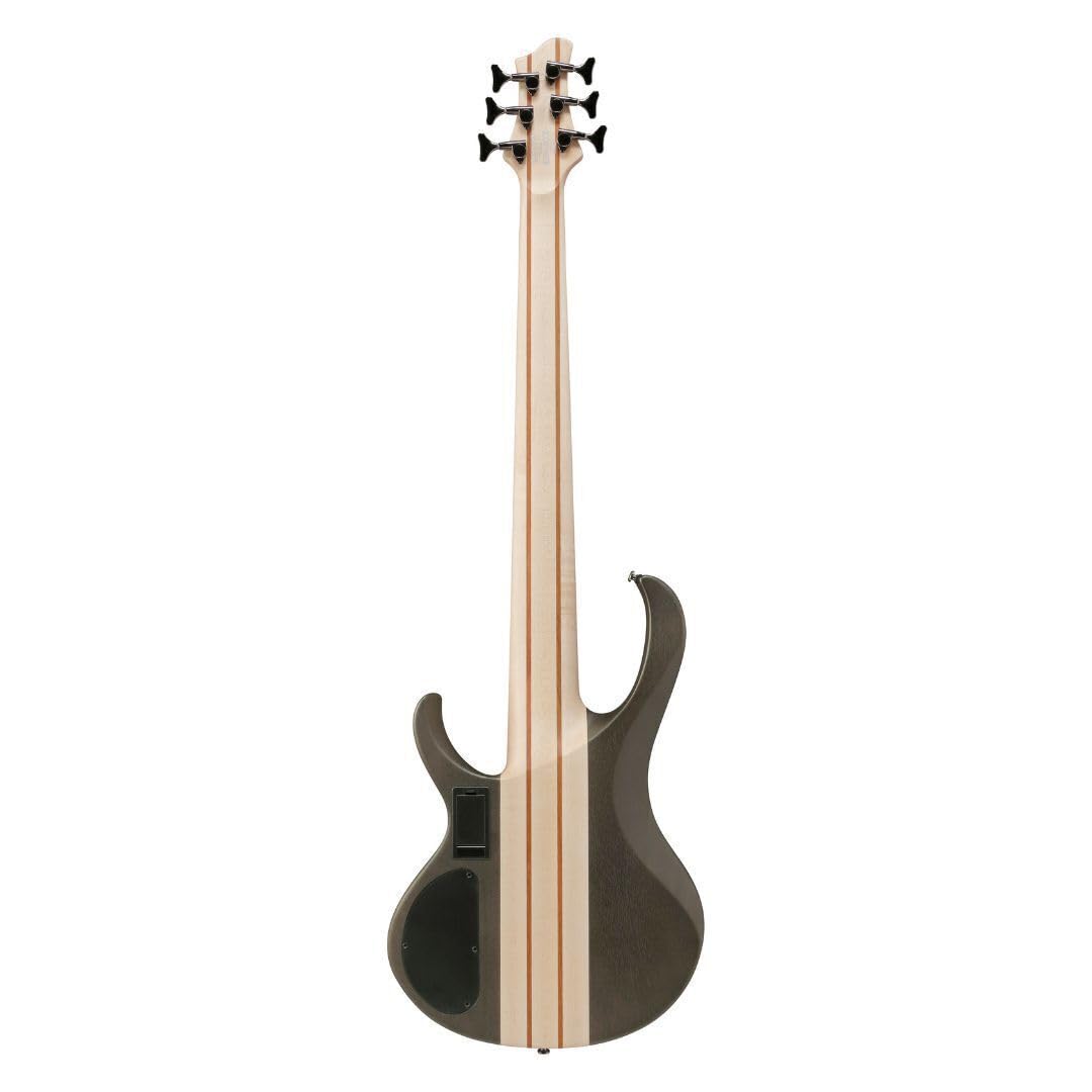 Ibanez BTB606 Standard 6-String Bass Guitar, Rosewood Fingerboard, Transparent Gray - Image 2