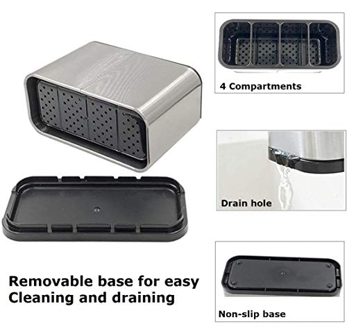 Tesot TESO-KZT012US Silverware Caddy Utensil Caddy Spoon Holder thumb #2