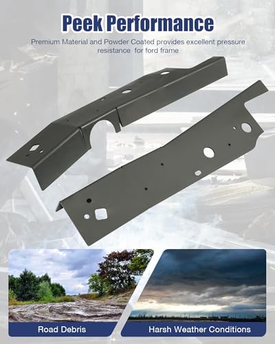 Image of Mountainpeak Over Axle Frame Repair Kit Fit for 2004-2008 Ford F-150 Crew Cab 5.5' Short Bed Frame Replacement (4 Doors)