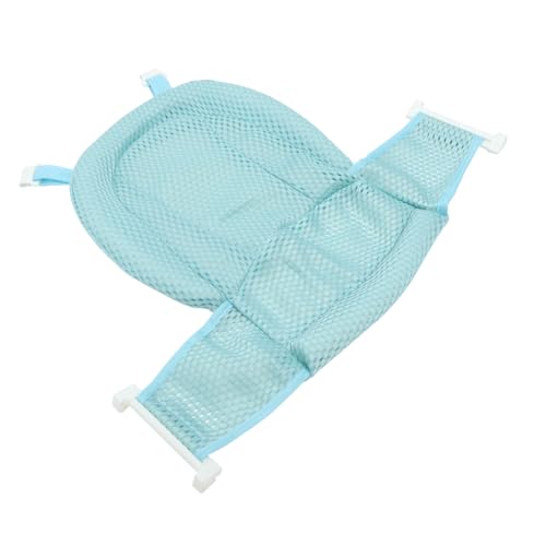 Alasum シー可能なベビーバス 支持メッシュ 点式バックル 調節可能 取り付け簡単 通気性 メッシュ素材 哺育支援 入浴補助 幼児用 シャワー