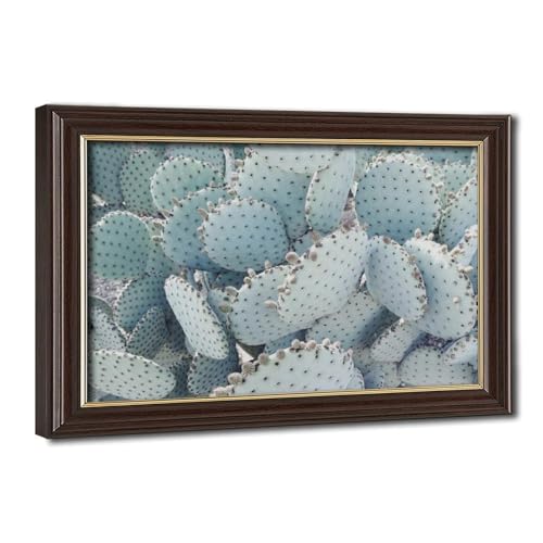 Toile de cactus vert clair pour créer une ambiance zen dans votre bureau