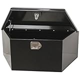 Trailer Tongue Box Larger 2.75 Cu Ft. Safeguard Weatherproof Fishing Gear, Tools, Boat, Camp...