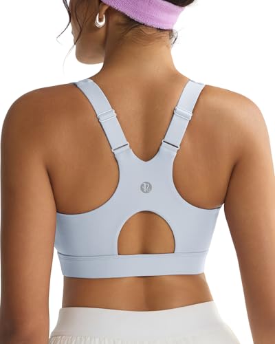 Image of RUNNING GIRL High Impact Sports Bras for Women, High Support Running Adjustable Workout Sports Bras with Sewn in Pads