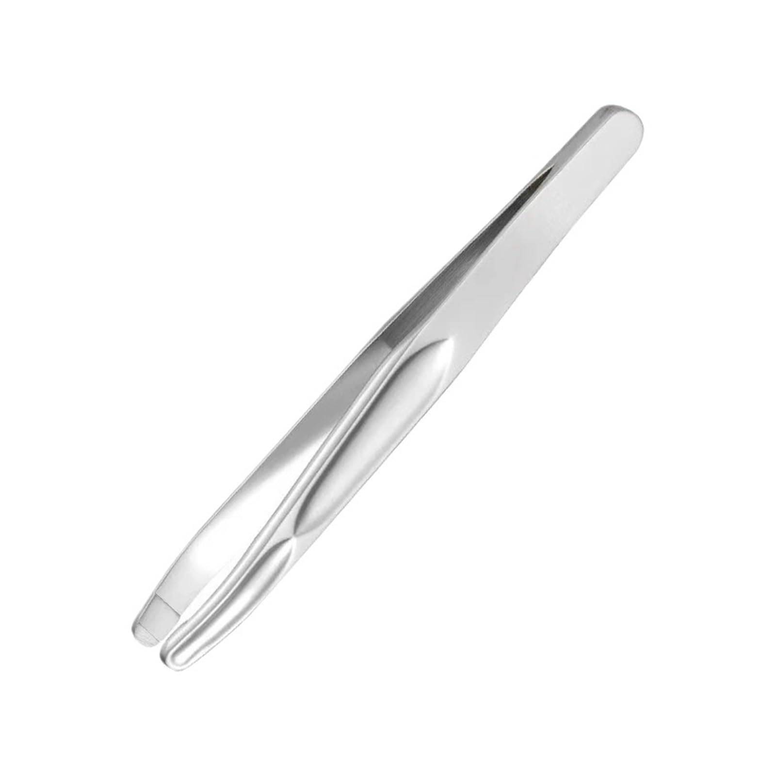Zgxnyi Men's Silvery 1 Pc Eyebrow Tweezers Stainless Steel Round Head Tweezers Eyebrow Hair Removal Suitable For And Woman(Silvery 1 Pc)
