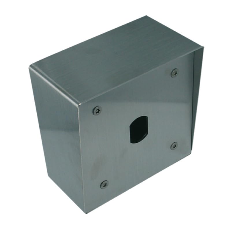 Boîtier inox pour lecteur VIGIK ou T25 Comelit - Saillie - 120 x 120 x 68 mm