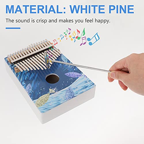 BIENKA 1 Set Kalimba Thumb Piano Finger Piano Kalimba avec Sac Tune Hammer for Enfants Adultes débutants Piano - Les Beatles, Paul McCartney, John Lennon, RIngo Starr, George Harrison BIENKA 1 Set Kalimba Thumb Piano Finger Piano Kalimba avec Sac Tune Hammer for Enfants Adultes débutants Piano – Image 4