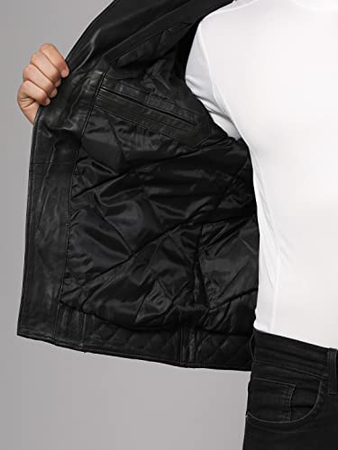 Image of Men's Motorcycle Leather Jacket