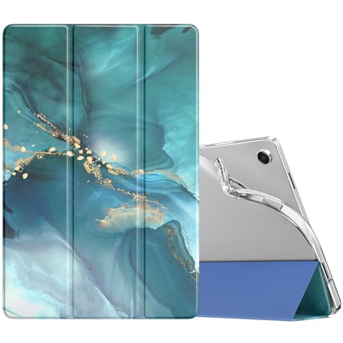 Image of TiMOVO Case for Samsung Galaxy Tab A11+ /A11 Plus 11 inch 2026,Cloud PeacockBlue | Fit for SM-X230 /X236 /X238, Slim Soft TPU, Translucent Frosted Back, Auto Wake /Sleep