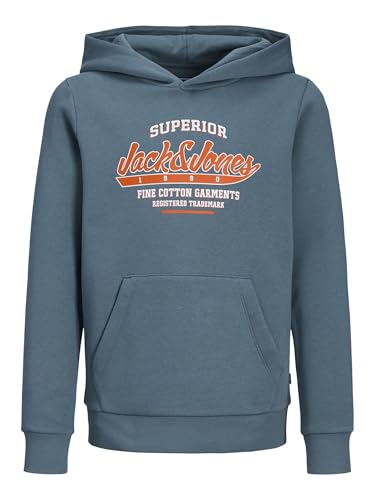 Sweatshirt à capuche garçon Jack & Jones Jjelogo ado pour le collège et le sport