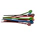 Housoutil Zip Tie 10pcs Silicone Ties Silicone Food Pouch Silicone Cable Ties Silicone Zip Ties Electrical Cable Ties Food Bag Zip Bag Ties Silicone Bag Ties Twists Tie Zipper Rubber Band