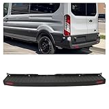 HECASA Rear Bumper Cover Top Pad Panel Compatible with 2015-2022 Ford Transit 150 250 350 Passenger Vans with Medium or High Roof Only FO1190108 Bumper Cover Step Plate (Not Fit Low Roof Transit Vans)