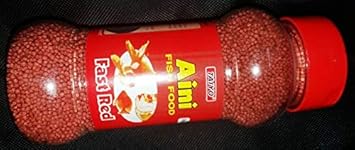 Taiyo Aini Fast Red Fish Food for Aquarium Fish, 100 gm +10gm (Pack of 2)