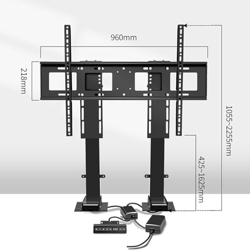 Elevador eléctrico telescópico para TV, carga 130kg miniatura 2