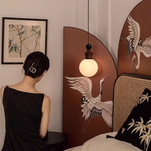 Lámpara pequeña para dormitorio que elimina reflejos molestos en el techo 5
