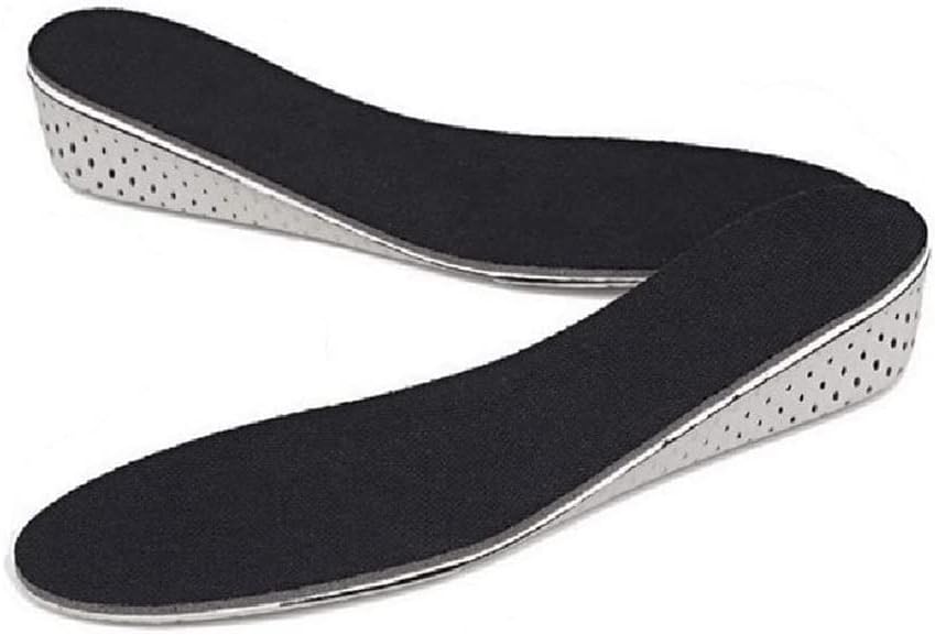 AlexVyan 1 Pair 10.5 Inch Long Light Weight Breathable Half 4.75 Cm (1.75 Inch) Orthopedic Memory Foam Height Increasing Shoes Insoles For Men and Women Height Increaser