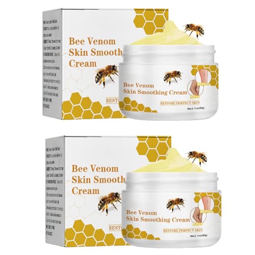 Crema de Veneno de Abeja para Varices, Crema de Venas Varicosas con Veneno de Abeja, Crema Reparadora de Venas, Pomada de Alivio de Varices, Ungüento de Veneno de Abeja Contra Arañas Vasculares (2)