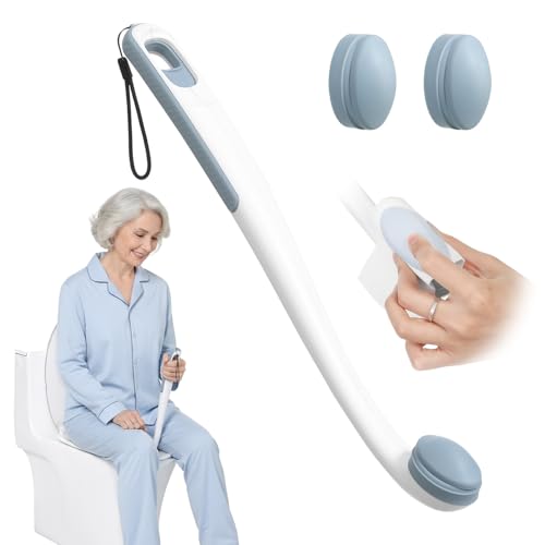 Toilet Aid - Newly Upgraded Firmly Clamp the Toilet Paper/Wipes, Personal Bottom Wiping Tool, Bathroom Mobility Aid for Disabled/Elderly/Surgery Recovery, 16.5' (1 pcs)