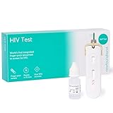 Newfoundland HIV Test Kit - 1 Test - HIV Positive Detection - 99% Accurate Home Test for Viral Load Levels - CE Certified - Blood Test Kit for HIV-1, HIV-2 Immunodeficiency - Detect Early HIV Signs