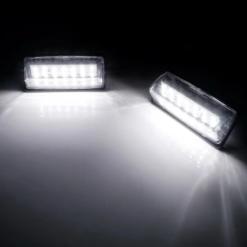 Lámpara de luz placa matrícula Nissan Pathfinder acabado resistente y ajuste exacto 4