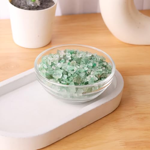 Image of Natural Green Strawberry Quartz Crystal Chips 50 gm |Polished Healing Gemstone Chips for Meditation, Reiki, Energy Work, Crystal Collection, Home Decor, Feng Shui & Vastu Stones