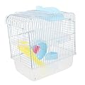 UPKOCH Double Hamster Castle Spacious Pet Cage for Hamsters Mice and Gerbils View Design for Easy Observation Fun Play Area for Pets