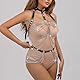 BDSMYEE Harness Damen Leder,BDSMs Dessous leder Dessous Frauen,Leder BH Body Harness Frauen,Sexy Dessous Damen für Sex,Domina Outfit Damen,Rave Outfit Damen,Fetiche Kleidung Frauen (D)