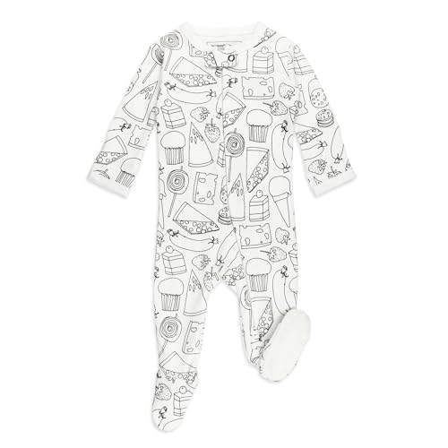 Image of L'ovedbaby Unisex Baby Organic 2-Way Zipper Footie