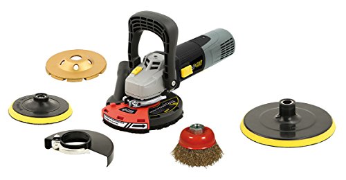 Fartools PMF1300 Surfaceuse multi-matériaux 1400 W 5en1 : ponçage (bois/plâtre), décapage, lustrage, meulage et surfaçage béton - vitesse variable