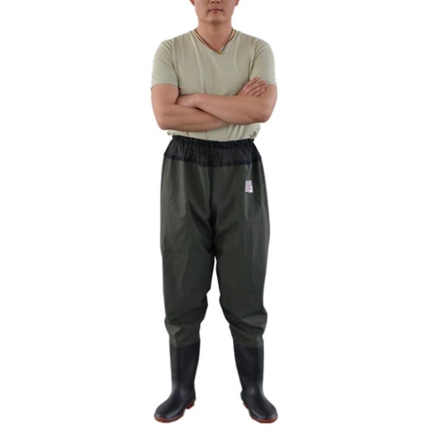 Luminexia Waist Wading Pants,Fishing Waist Waders for Men and Women,Breathable Fishing Waders with Boots,for Fly Fishing,Duck Hunting,Kayaking