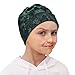 Binienty Kids Green Spiderweb Skull Beanie, Fashion Winter Knit Hats for Boys Funny Kids Stocking Cap Winter Knit Cuffed Beanie Cap for Boys Girls