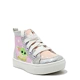Todder Girls Sneakers Grogu (us_Footwear_Size_System, Toddler, Women, Numeric, Medium, Numeric_8) Pink