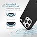 Speck Black iPhone 16 Pro Case MagSafe and ClickLock - Slim Phone Case iPhone 16 Pro - iPhone 16 Pro Phone Case - Presidio 2 Grip - Black/Slate