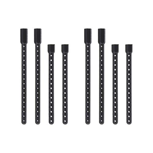 OTOTEC 8 Pz RC 1:10 Corpo Post Monti Plastica Nera Compatibile Con HSP 94122 94102 94123 94103 Modello RC Auto Parti di Ricambio