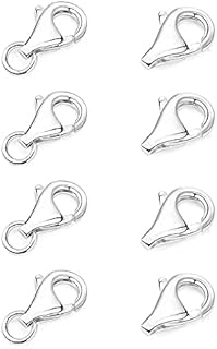 8 Pcs Lobster Clasp 925 Sterling Silver Clasp Jewelry Making Clasps Necklace Clasps Jewelry Clasps