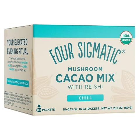 Four Sigmatic Mushroom Cacao Mix with Reishi, 60 g, 10 Packet(s) Cover