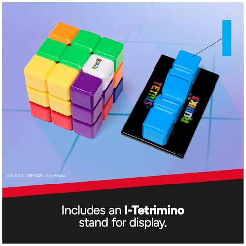 Rubik’s Cube, Tetris Cube, Solve for Classic Tetris Tetriminos, Brain Teaser Puzzle for Adults, Problem-Solving Brain Teaser, Color-Matching Puzzle, Fidget Toy, for Ages 8 & Up by Rubik's - Image 6
