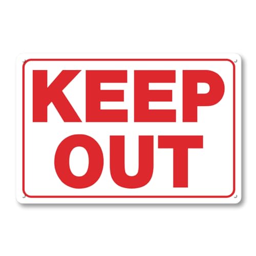 Letnspk Keep Out Bedroom Sign
