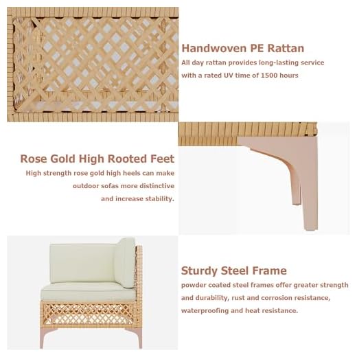 LYNSLIM Boho Outdoor Patio Furniture Set