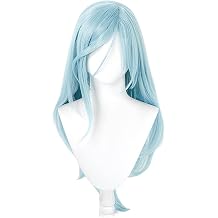 Cosply Wig Light Blue 60cm 23inch LBL