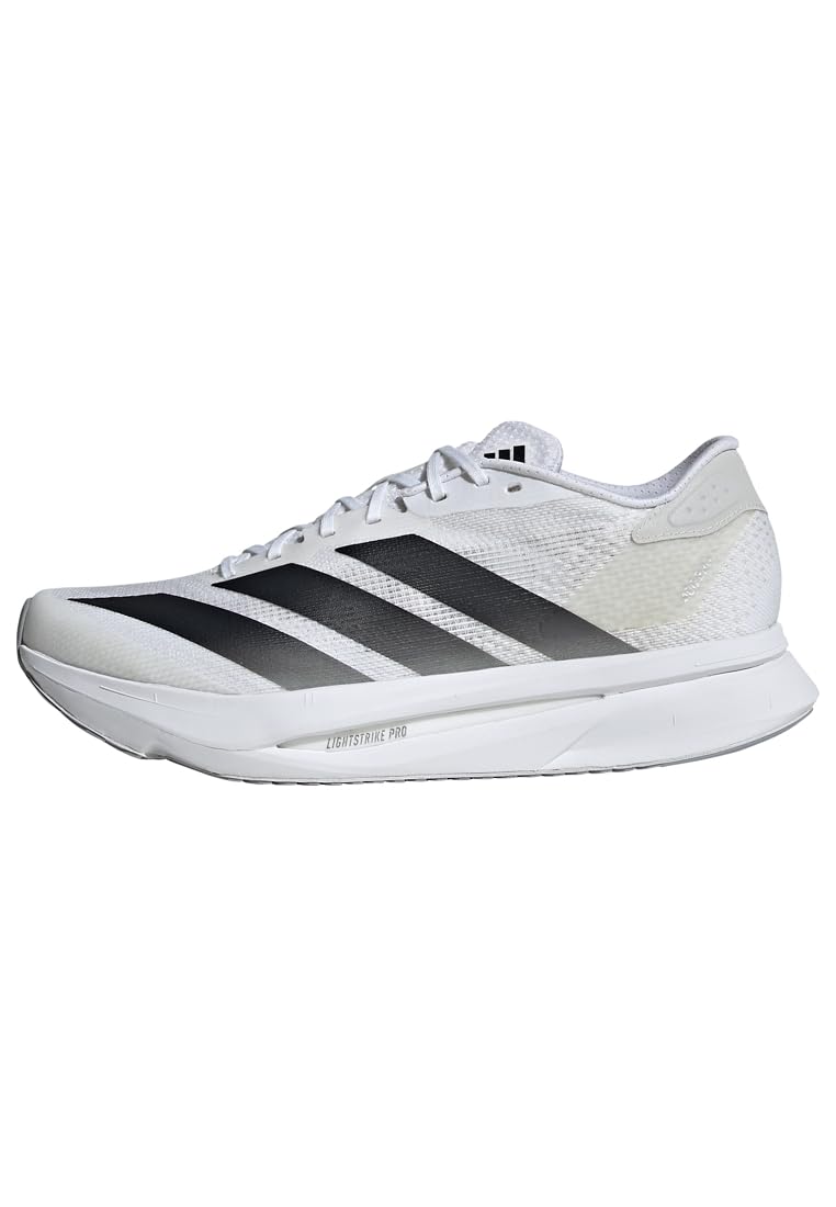 adidas Men's Adizero Sl2 Shoes, FTWR White/core Black/Dash Grey, 7 UK