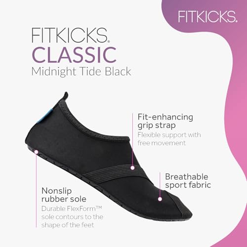 Image of FITKICKS Original Women's Foldable Active Lifestyle Minimalist Footwear Barefoot Yoga Sporty Water Shoes