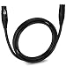 LyxPro Balanced XLR Cable 6 ft Premium Series Professional Microphone Cable, Powered Speakers and Other Pro Devices Cable, Black
