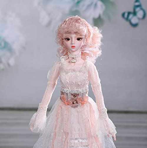 Aongneer Bjd Dolls 34 Ball Jointed Doll 1/3 Smart Doll 24 Inch Doll, With Beautiful Doll Clothes Accessories Look Like Princess Fairy Doll For Girls, Great Gifts For Halloween-Shirley #TOP2