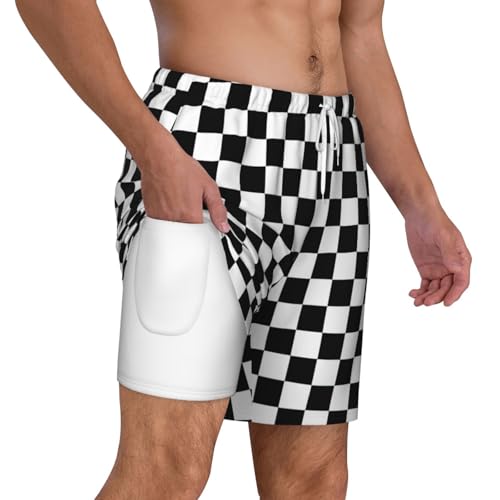 Traje de baño de playa a rayas cómodamente elástico para hombre 3