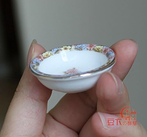 1/12 Scale Lot 42 Dollhouse Miniatures Chinese Porcelain Set; Doll House Soup Tureens Bowls vases Set
