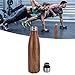 HUAOSN Travel Thermal Flask, Double Walled Thermal, Stainless Steel Water Bottles for Outdoor Sports, Camping, Hiking[Color B]