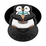 Photo Gallery pinguino bere bubble tea animali carini con boba tea popsockets popgrip intercambiabile Photo Gallery pinguino bere bubble tea animali carini con boba tea popsockets popgrip intercambiabile