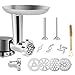 aikeec Accessoires Hachoir pour kenwood comprend 2 tubes à saucisse, 4 tamis, une brosse de nettoyage et 1 adaptateur