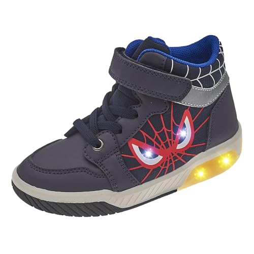 Chicco, Zapatos con Luces, Zapatillas Niño, con Doble Cierre, Cómodas, Flexibles y Transpirables, Ideales para Primavera, Otoño e Invierno, Zapatos Niño, Designed in Italy