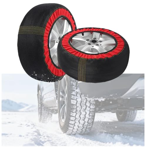 布製 タイヤチェーン スノーソックス チェーン規制対応 非金属 タイヤ 乗用車用スノー 簡単装着 ジャッキアップ不要 滑り止め 2個 265/60R18